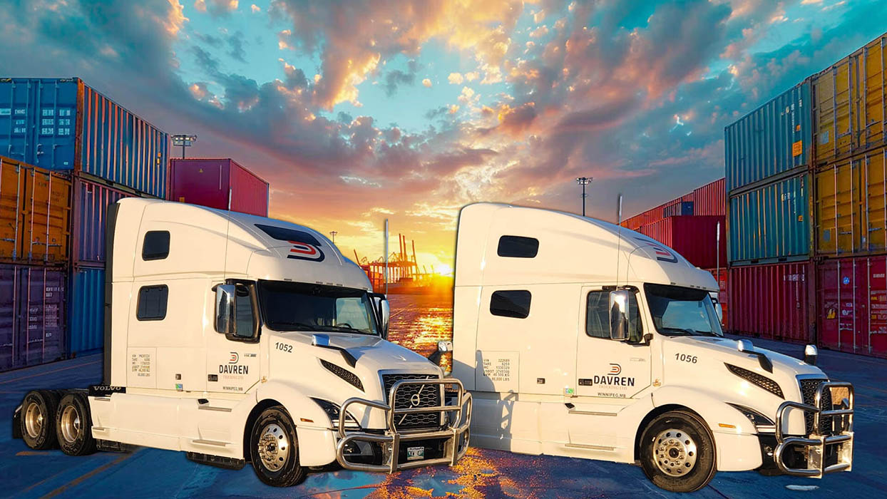 Davren Trucking on the road
